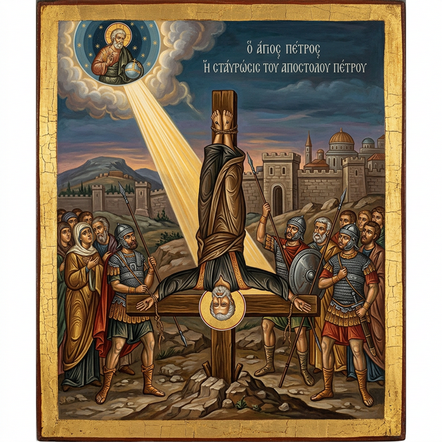 St. Peter's martyrdom in Rome